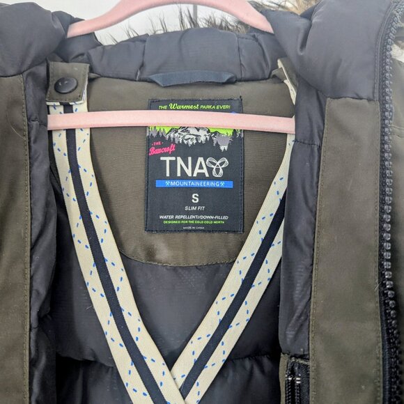 TNA Olive Green Bancroft Parka - Picture 3 of 5